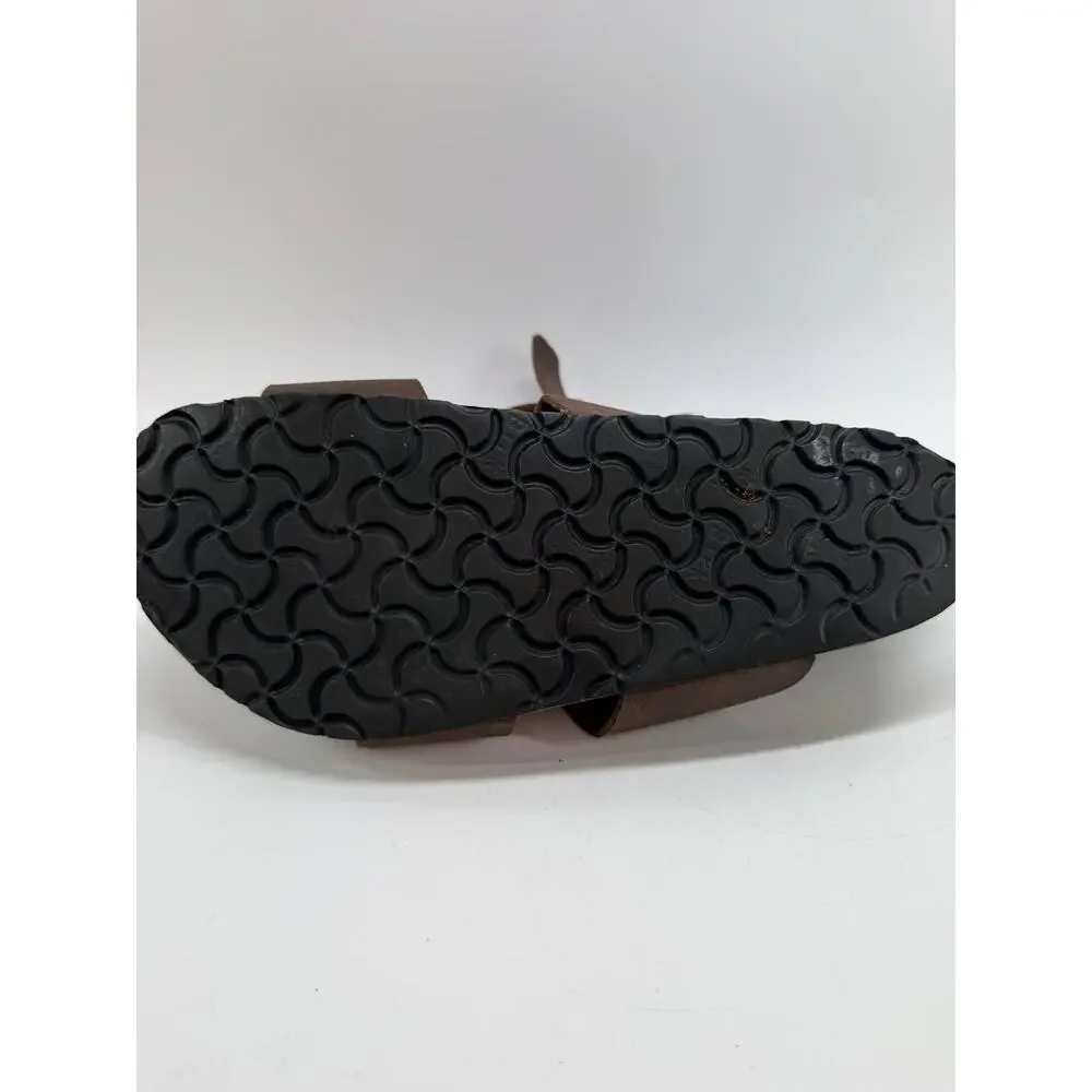 Birkenstock Mayari Brown Leather Sandals Men's EU 41 US 8 Adjustable